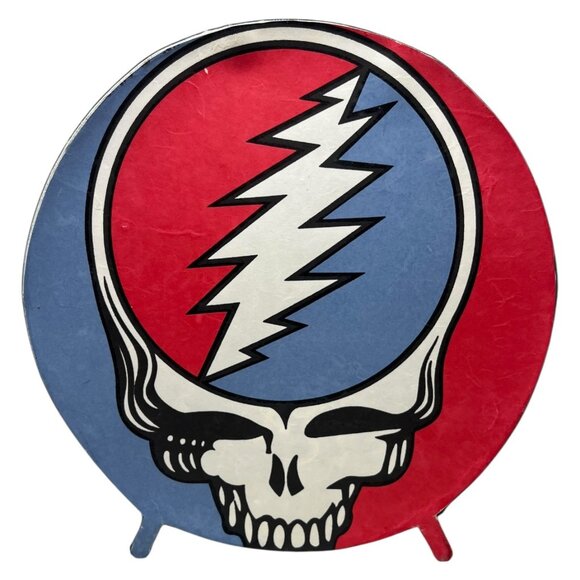 Grateful Dead Steal Your Face Vintage Rare Ichiban Rice Paper Lamp 2000 Lyon Co - Picture 11 of 14